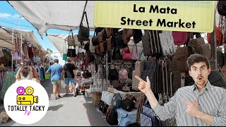 La Mata Street Market Walking Tour 4K Torrevieja Alicante Spain [upl. by Naltiac]