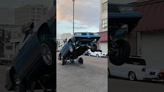 GAS HOPPING Lowrider getting air through Downtown Los Angeles [upl. by Yror]