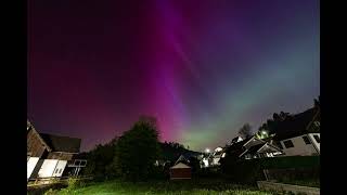 Extremes Polarlicht in NRW  Deutschland am 10 Mai 2024 G5 Solar Storm [upl. by Anoniw]