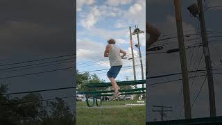 Extreme Footbag Athlete Does Crazy Stunt Off a Table [upl. by Nayrbo804]