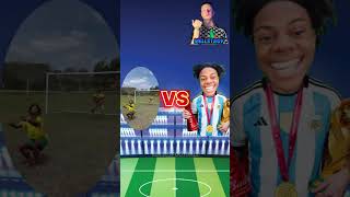 IShowSpeed Bicycle Kick vs World Cup Winners 😱🥊🏆Ronaldo Jr Haaland Mbappe Ronaldo Mbappe🇵🇹🇧🇷🇦🇷 [upl. by Lleral21]