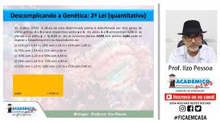 QUESTÃƒO DA UDESC 2016 SOBRE HERANÃ‡A QUANTITATIVA POLIGÃŠNICA OU CUMULATIVA [upl. by Lyrret]