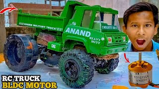 i Build Bldc Motor RC Dumper Truck its Crazy TEST  Toy Unbox Wala Ali [upl. by Naols]