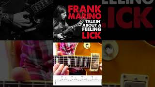 Frank Marino Guitar Lick From The Album Live With Mahogany Rush [upl. by Nynnahs820]