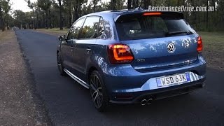 2015 Volkswagen Polo GTI DSG 0100kmh amp engine sound [upl. by Burty]