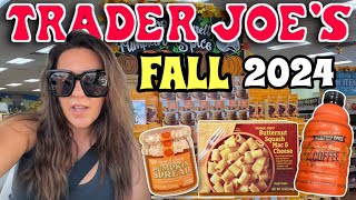 TRADER JOES PUMPKIN PALOOZAFALL 2024 HAS BEGUN What’s NEW amp Returning  Huge HAUL amp More [upl. by Nylynnej]