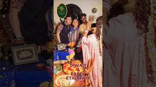 Diwali Party Etiquette  Party Etiquette diwalispecial diwali short [upl. by Anaitat352]