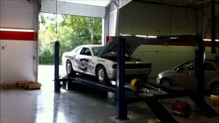 SpeedFactory Cars 2011 V10 Drag Pak Challenger on the dyno [upl. by Aiuhsoj760]