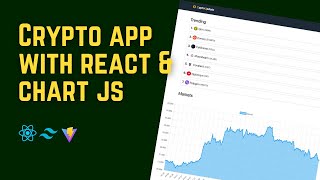 Build Crypto App With React Chart jS amp Coingecko API [upl. by Nessy104]