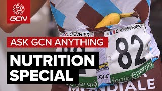 Cycling Nutrition Explained With Professor Jeukendrup  Ask GCN Anything About Cycling [upl. by Adnovoj]