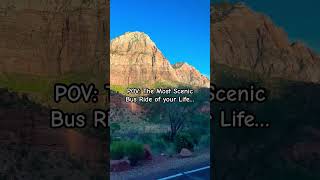 Insane Views from the Zion Park Shuttle [upl. by Sander]