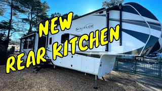 NEW 2024 GRAND DESIGN SOLITUDE 417KB 5th WHEEL Dodd RV REAR KITCHEN SOLAR LUXURY WALKTHROUGH SHOW [upl. by Vic836]