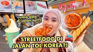 STREETFOOD KOREA YANG CUMA ADA DI JALAN TOL 🚘 GAK NYANGKA SEENAK INI 🥹 [upl. by Essirehc]