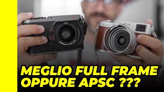 Full Frame vs APSC Qual è la differenza Guida definitiva per fotografi [upl. by Kir]