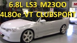 SUPERCHARGED STROKED LS3 VT CLUBSPORT [upl. by Otrebide]