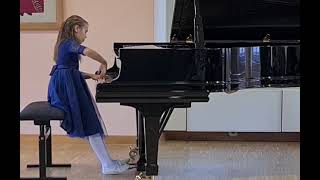 Grieg Notturno Op54 Paulina Skulkin 2 years piano lessons with Hello Piano method [upl. by Laforge572]