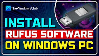 How to INSTALL amp USE Rufus Software on Windows PC  Create BOOTABLE USB Drive WINDOWS 1110✅ [upl. by Ujawernalo]