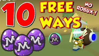 10 FREE WAYS TO GET MYTHIC EGGS in BEE SWARM SIMULATOR [upl. by Boles]