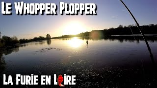 Pêche en surface  Test WHOPPER PLOPPER en Loire [upl. by Rakabuba]