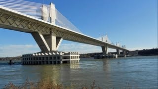 Danube Bridge  CalafatVidin  HindelangDrive [upl. by Cortney435]