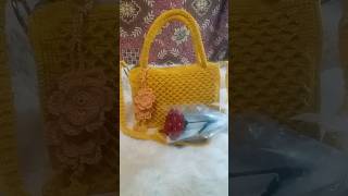 Crochet modern style handbag 👜🥳 [upl. by Kirsten736]