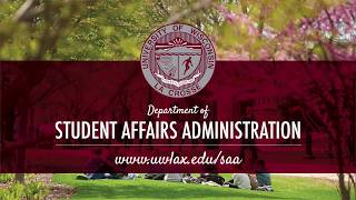 UWLa Crosse Student Affairs Administration SAA [upl. by O'Gowan]