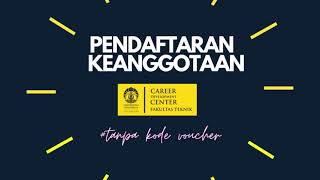 TUTORIAL PENDAFTARAN AKUN CDC FT UI TANPA KODE VOUCHER [upl. by Gimpel]