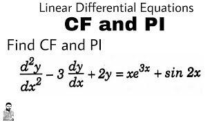 10 CF amp PI  Problem1  DIFFERENTIAL EQUATIONS OF HIGHER ORDER [upl. by Nevar]