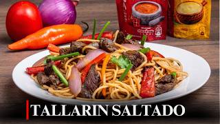 ASÍ SE PREPARA EL MEJOR TALLARIN SALTADO I COMIDA PERUANA I SONQU [upl. by Atims526]