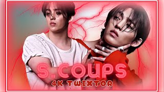 SCoups Seventeen  4K Dazed Korea Edit Clips Slow MoTwixtor [upl. by Aneleairam]