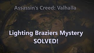 Mushroom mystery  what order to light braziers Assassin Creed Valhalla [upl. by Rahmann]