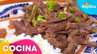 Barbacoa de res casera una fácil y deliciosa receta para esta semana  Hoy Día  Telemundo [upl. by Yeclek658]