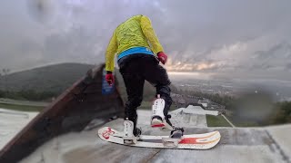 Snowboarding on Carpet Powder [upl. by Erdei622]