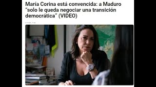 ENVIVO María Corina está convencida a Maduro “solo le queda negociar una transición democrática” [upl. by Latsirc]