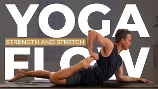 Yoga Flow Strength and Stretch Boost Your Flexibility amp Strength in 20 Min [upl. by Issor]