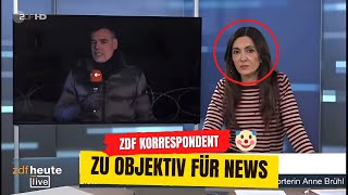 ZDF Korrespondent zu objektiv für Mainstream News 🤡🤌 afd werteunion remigration [upl. by Aicerg88]