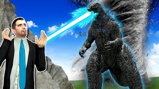 GODZILLA ATTACKS DURING TORNADO Garrys Mod [upl. by Enilrahc]