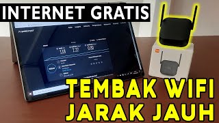 Penguat Sinyal MI WIFI RANGE EXTENDER PRO Cara Tembak Jarak Jauh XIAOMI REPEATER [upl. by Rehttam701]