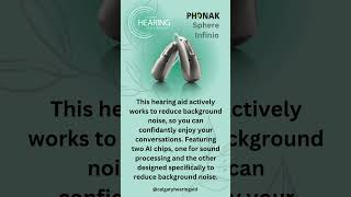 Better Hearing With Noise Reducing Hearing Aids  Phonak Sphere Infinio [upl. by Ewold456]