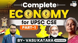 Indian Economy Marathon Concepts  MCQs  UPSC CSE CSE  Part 1  StudyIQ IAS [upl. by Aitnohs182]