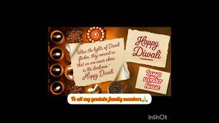 Happy Diwali to all my youtube family members🙏happydiwali [upl. by Eudora]