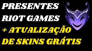 Presentes da Riot e Nova Atualização de Skins Grátis no League of Legends [upl. by Lennej]