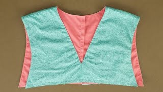 How to Sew Lining in a Bodice [upl. by Ellitnahc]