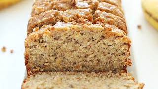 1Bowl GlutenFree Banana Bread  Minimalist Baker Recipes [upl. by Wane]