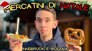 Cosa si MANGIA nei MERCATINI DI NATALE in Alto Adige  SPECIALE NATALE [upl. by Ackler]