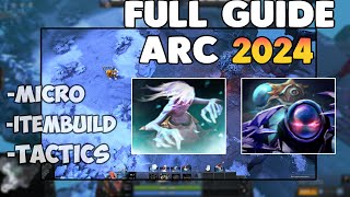 How to start playing Arc Warden in 2024  Arc Warden dota 2 full guide [upl. by Sunev]