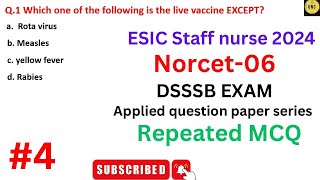 Norcet exam preparation I Aiims Norcet 2024 I Aiims Norcet questions and answers  ESIC NORCET6 [upl. by Strang649]