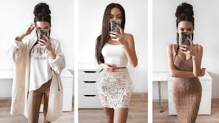 РАСПАКОВКА ПОСЫЛКИ ИЗ АМЕРИКИ 🎀👗 БЮДЖЕТНЫЕ ПОКУПКИ ВеснаЛето с примеркой Fashionnova Haul [upl. by Aldwin]