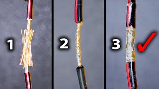 How to SOLDER WIRES TOGETHER  PRO TIPS for WATERPROOF CONNECTIONS [upl. by Cohlette494]