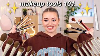 Makeup Brushes  Tools 101 The BEST Makeup Brushes  how to use them [upl. by Imeon518]